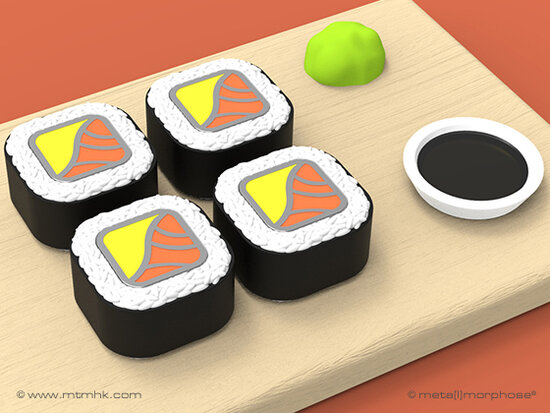 Sleutelhanger SUSHI.