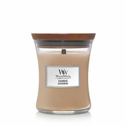 Geur van de maand DECEMBER WoodWick Cashmere Medium