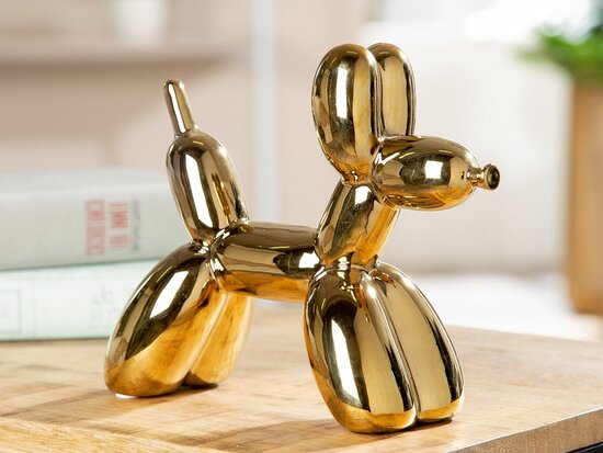 Figuur dog "BALLOON DOG" goud 58158