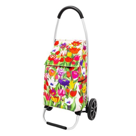 Shopping Trolley Winkelwagentje Tulpen