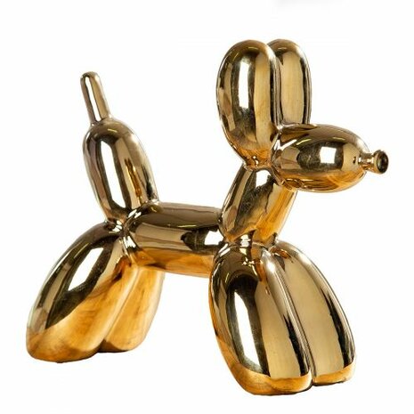 Figuur dog "BALLOON DOG" goud 58158